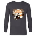 thumbnail image 1 of Disney Winnie the Pooh & Tigger Hundred Acre Wood Halloween - Long Sleeve T-Shirt for Men - Customized-Charcoal Heather, 1 of 5