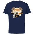 thumbnail image 1 of Disney Winnie the Pooh & Tigger Hundred Acre Wood Halloween - Short Sleeve Cotton T-Shirt for Adults - Customized-Athletic Navy, 1 of 5