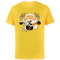thumbnail image 1 of Disney Winnie the Pooh & Tigger Hundred Acre Wood Halloween - Short Sleeve Cotton T-Shirt for Adults - Customized-Yellow, 1 of 5