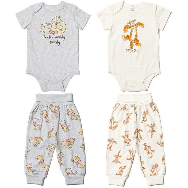 Disney Winnie the Pooh Tigger Infant Baby Boys Bodysuits and Pants ...