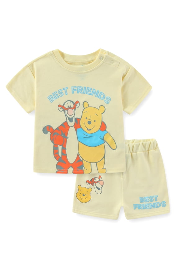 Winnie the Pooh Tigger Short Sleeve T-Shirt and Shorts Set (Baby Boys), 2 Piece Set, Sizes 12M-24M