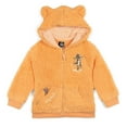 thumbnail image 1 of Disney Winnie the Pooh Tigger Toddler Boys Cozy Sherpa Zip Up Hoodie Orange / 5T, 1 of 5