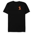 thumbnail image 1 of Disney Winnie the Pooh Tigger in My Pocket - Short Sleeve Blended T-Shirt for Adults - Customized-Black, 1 of 5