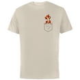 thumbnail image 1 of Disney Winnie the Pooh Tigger in My Pocket - Short Sleeve Cotton T-Shirt for Adults - Customized-Natural, 1 of 5