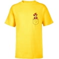thumbnail image 1 of Disney Winnie the Pooh Tigger in My Pocket - Short Sleeve T-Shirt for Kids - Customized-Yellow, 1 of 5