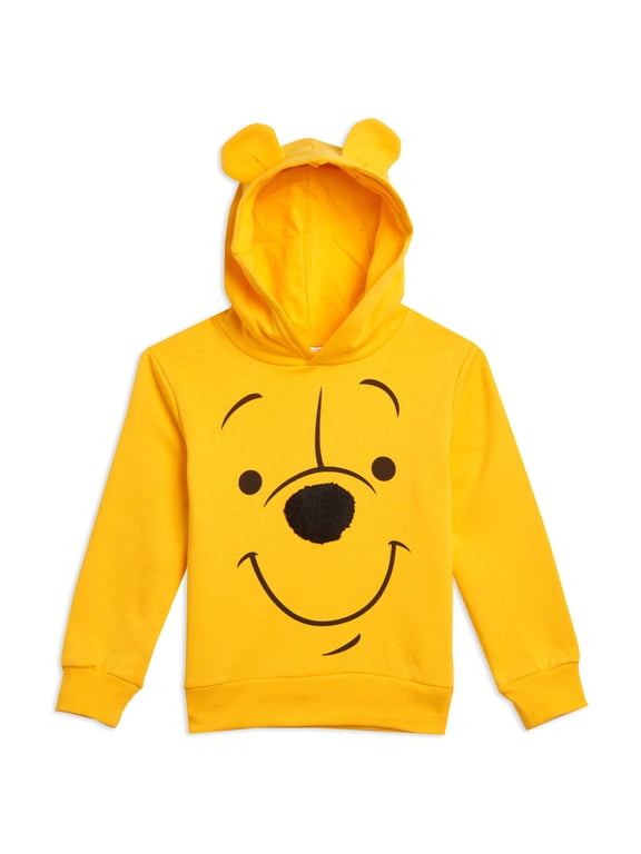 Winnie the Pooh Toddler Boy or Girl Cosplay Fleece Hoodie Yellow
