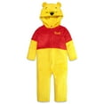 thumbnail image 1 of Disney Winnie the Pooh Toddler Boys Fleece Zip Up Coverall Newborn to Big Kid, 1 of 5