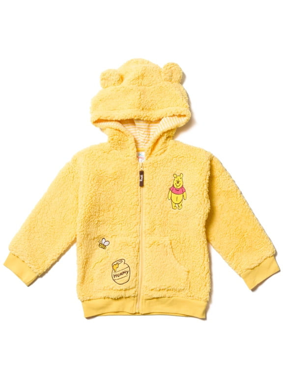 Winnie the Pooh Toddler Boys Zip Up Hoodie Newborn to Little Kid