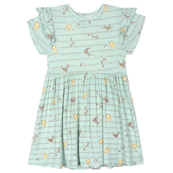 Disney Winnie the Pooh Toddler Girls' Short Sleeve Dress White
