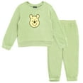 thumbnail image 1 of Disney Winnie the Pooh Velour Sweatshirt and Jogger Pants Outfit Set Infant to Little Kid, 1 of 5