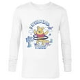 thumbnail image 1 of Disney Winnie the Pooh Weekend Vibes Pure Fun - Long Sleeve T-Shirt for Men - Customized-White, 1 of 5