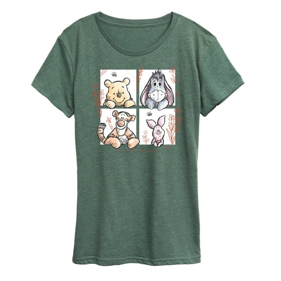 Disney - Winnie the Pooh - Winnie The Pooh Character - Women's Short Sleeve Graphic T-Shirt