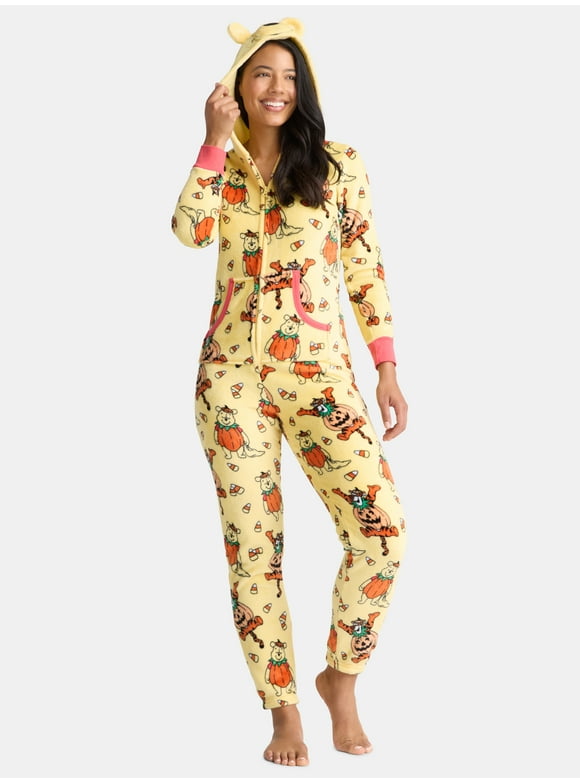 Disney Winnie the Pooh Women's Graphic Union Suit, Sizes XS-3X