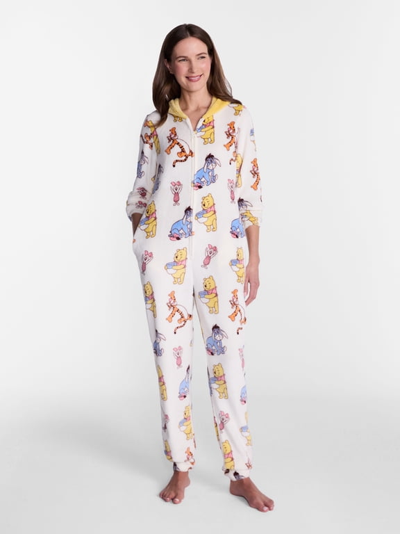 Winnie the Pooh Women's Graphic Union Suit, Sizes XS-3X