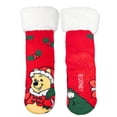 thumbnail image 1 of Disney Winnie the Pooh Women's Holiday Slipper Socks, 1-Pack, Size 4-10, 1 of 5