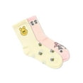 thumbnail image 1 of Disney Winnie the Pooh Women's Mid-Crew Socks, 2-Pack, Size 4-10, 1 of 6