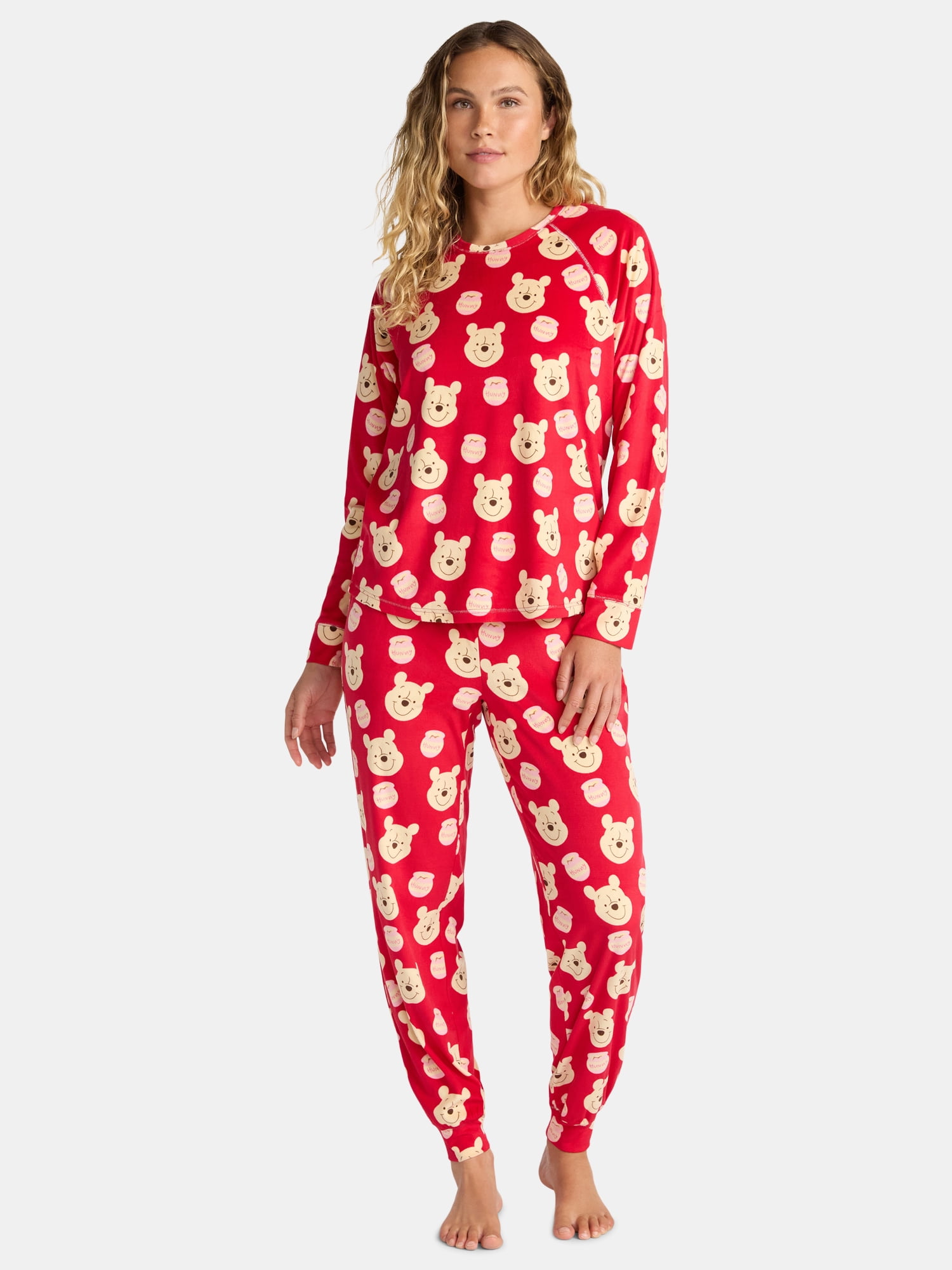 Disney Winnie the Pooh Women's Pajama Set, 2-Piece, Sizes S to 3X