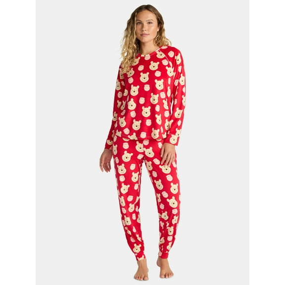 Disney Winnie the Pooh Women's Pajama Set, 2-Piece, Sizes S to 3X