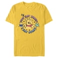 thumbnail image 1 of Disney Winnie the Pooh You Say Honey, I Say Hunny Funny - Short Sleeve Blended T-Shirt for Adults - Customized-Yellow, 1 of 5