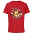 thumbnail image 1 of Disney Winnie the Pooh You Say Honey, I Say Hunny Funny - Short Sleeve Cotton T-Shirt for Adults - Customized-Red, 1 of 5