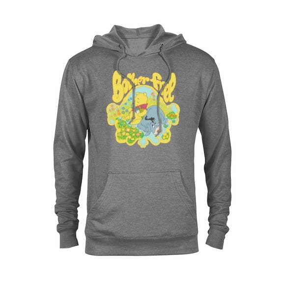 Disney Winnie the Pooh and Eeyore Bother Free - Pullover Hoodie for Adults - Customized-Graphite Heather