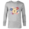 thumbnail image 1 of Disney Winnie the Pooh and Flowers Too - Long Sleeve T-Shirt for Men - Customized-Athletic Heather, 1 of 5