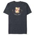 thumbnail image 1 of Disney Winnie the Pooh and Piglet Friendship and Hugs - Short Sleeve Blended T-Shirt for Adults - Customized-Navy Heather, 1 of 5