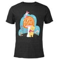 thumbnail image 1 of Disney Winnie the Pooh and Piglet Nature Lover - Short Sleeve Blended T-Shirt for Adults - Customized-Black, 1 of 5