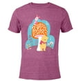 thumbnail image 1 of Disney Winnie the Pooh and Piglet Nature Lover - Short Sleeve Blended T-Shirt for Adults - Customized-Purple, 1 of 5