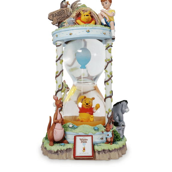 Disney Winnie the Pooh and the Honey Tree 55th Hourglass Snow Globe Limited New