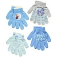 thumbnail image 1 of Disney Winter 4-Pack Kids Gloves or Toddlers Mittens Frozen Waterproof Snow Gloves or Mittens for Girls Ages 2-7, 1 of 6