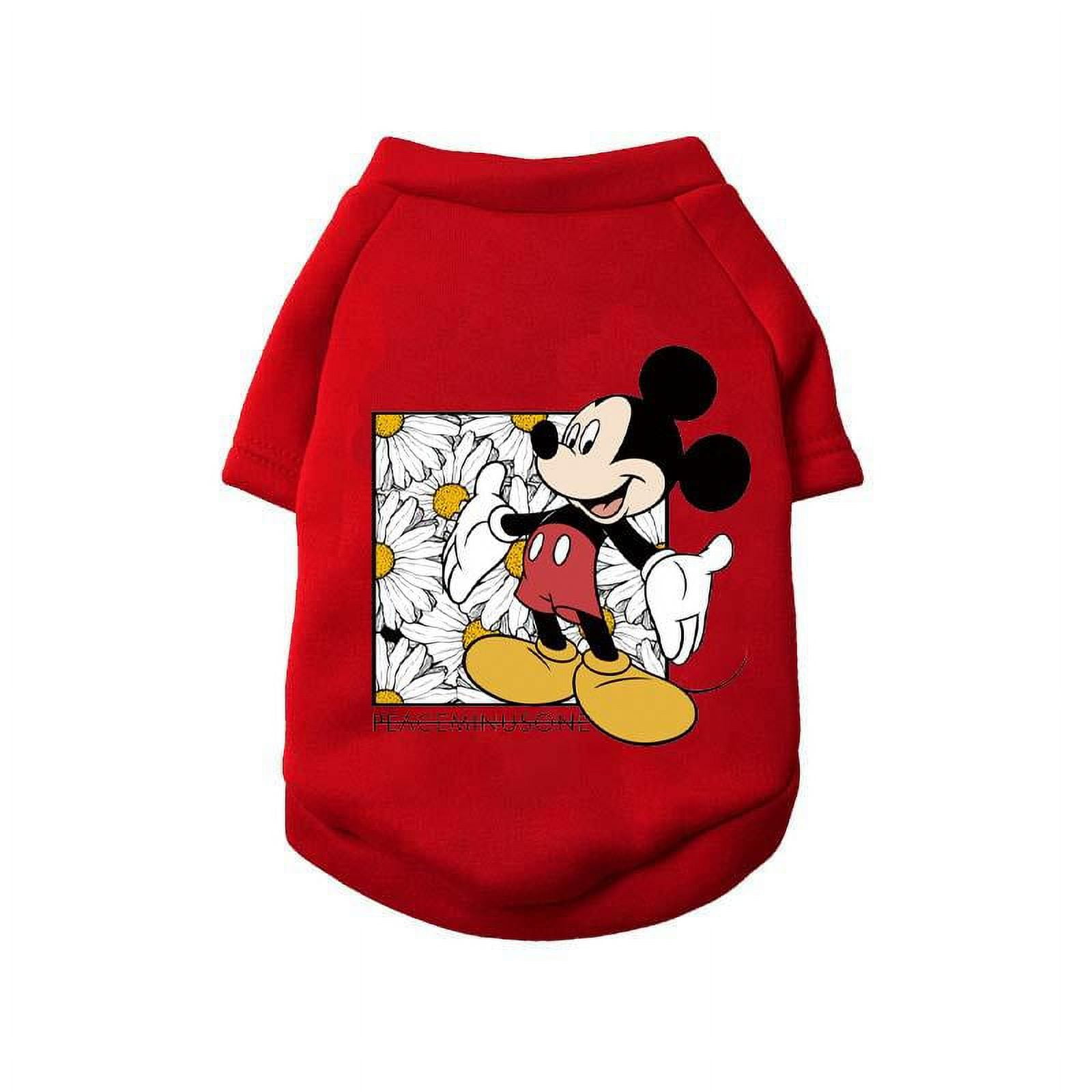 Disney Winter Pet Dog Clothes Cute Mickey Hoodies for Warmth and Style