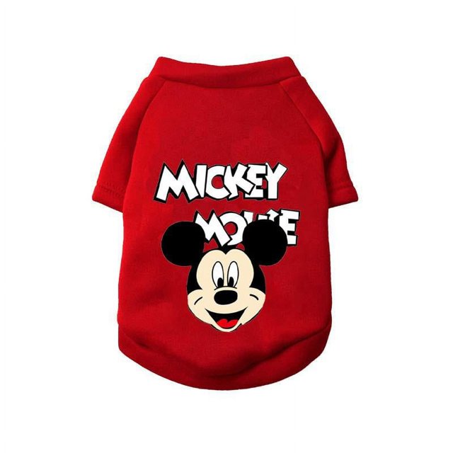 Disney Winter Pet Dog Clothes Cute Mickey Hoodies for Warmth and Style