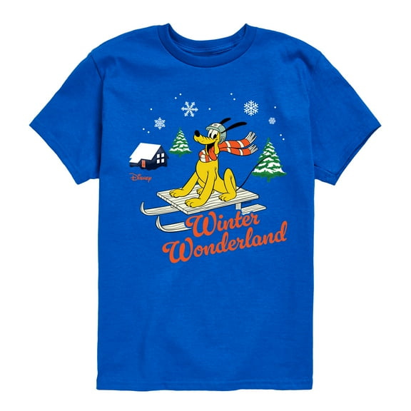Disney - Winter Wonderland - Toddler & Youth Short Sleeve Graphic T-Shirt