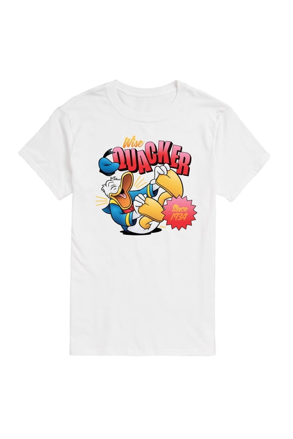 - Wise Quacker - Men's Short Sleeve Graphic T-Shirt