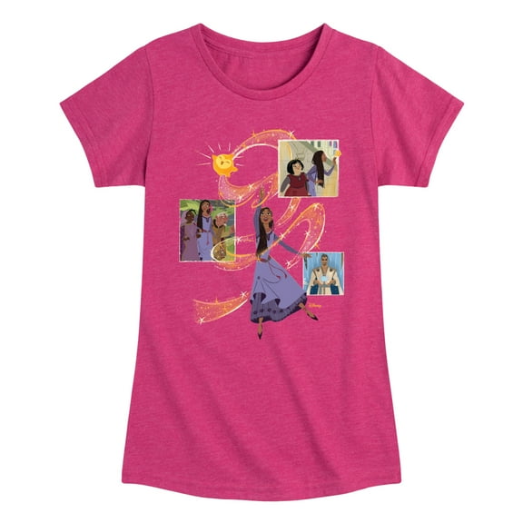 Disney Wish - Asha And Friends - Toddler & Youth Girls Short Sleeve Graphic T-Shirt