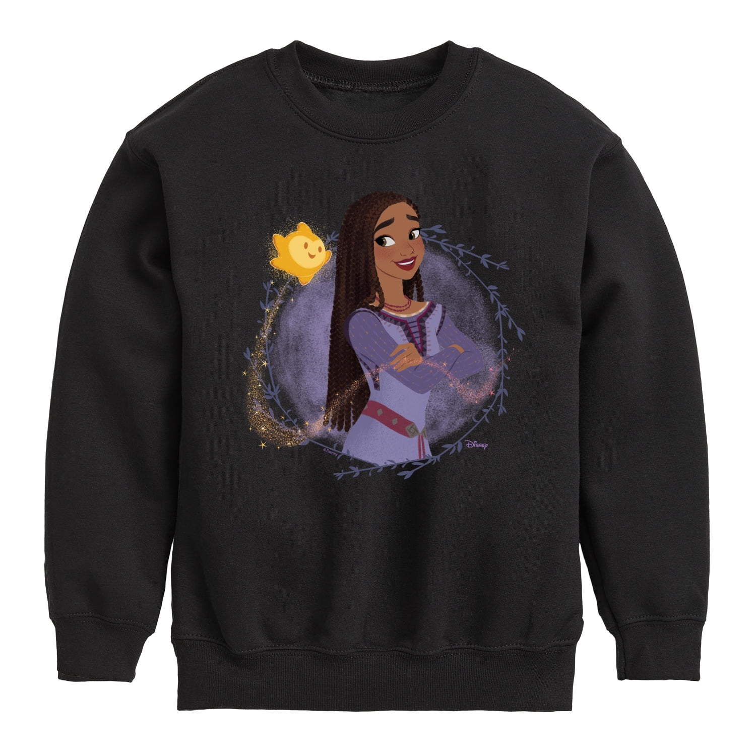 Disney Wish - Asha And Star - Toddler & Youth Crewneck Fleece ...