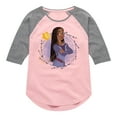 thumbnail image 1 of Disney Wish - Asha And Star - Toddler & Youth Girls Raglan Graphic T-Shirt, 1 of 5