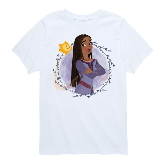 Disney Wish - Asha And Star - Toddler & Youth Short Sleeve Graphic T-Shirt