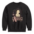 thumbnail image 1 of Disney Wish - Asha Badge  - Toddler & Youth Crewneck Fleece Sweatshirt, 1 of 5