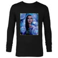 thumbnail image 1 of Disney Wish Asha Character Poster Image and Movie Logo - Long Sleeve T-Shirt for Men - Customized-Black, 1 of 5
