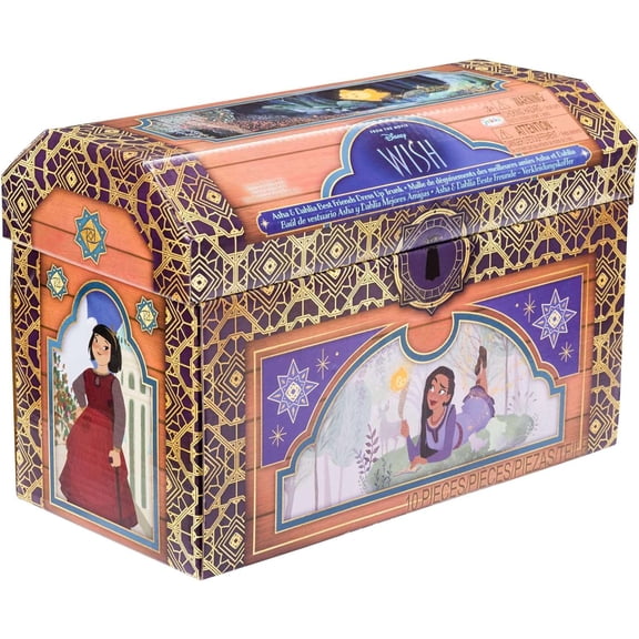 Disney Wish Asha & Dahlia Best Friends Dress up Trunk (Sizes 4-6X)