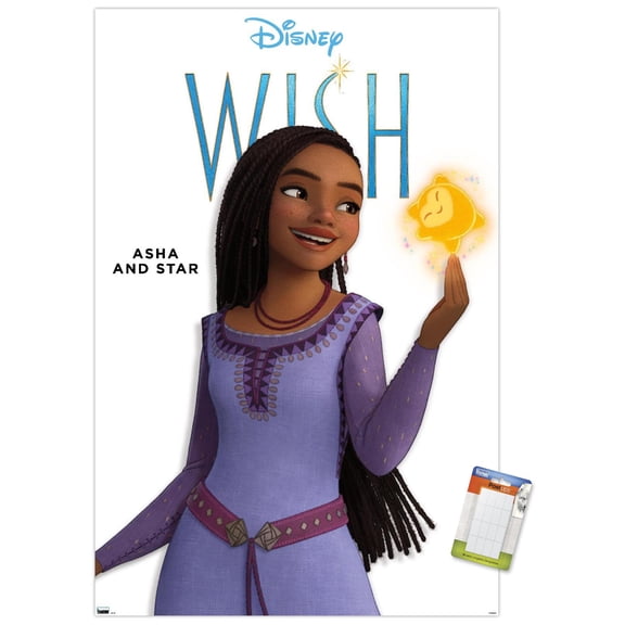 Disney Wish - Asha Feature Series Wall Poster, 22.375" x 34"
