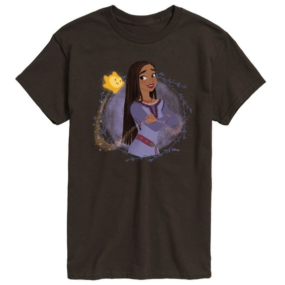 Disney Wish - Asha & Her Star - Men's Short Sleeve Graphic T-Shirt