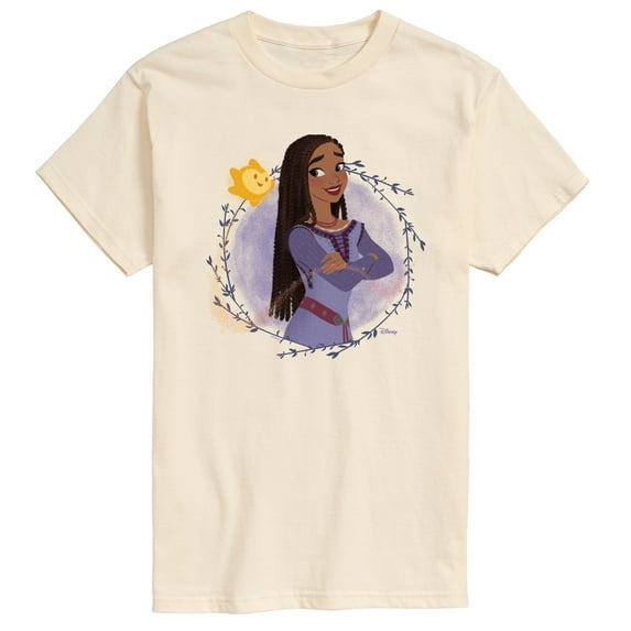 Disney Wish - Asha & Her Star - Men's Short Sleeve Graphic T-Shirt