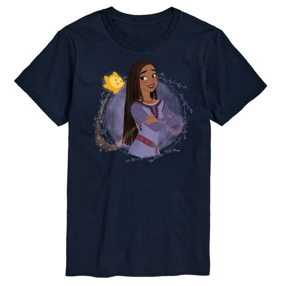 Disney Wish - Asha & Her Star - Men's Short Sleeve Graphic T-Shirt