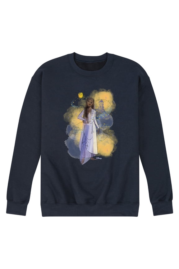 Wish - Asha Sketch In The Beginning - Men's Crew Neck Fleece Pullover