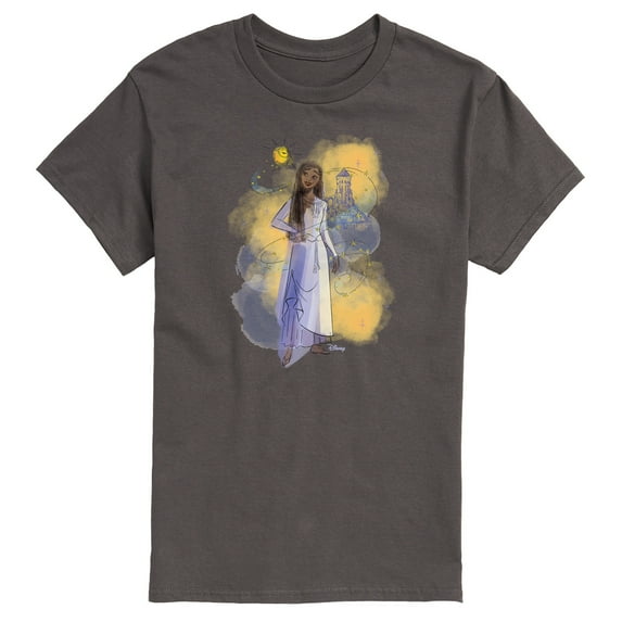 Disney Wish - Asha Sketch In The Beginning - Men's Short Sleeve Graphic T-Shirt