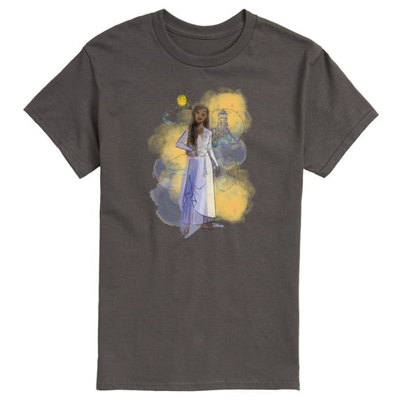 Disney Wish - Asha Sketch In The Beginning - Men's Short Sleeve Graphic T-Shirt