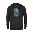 thumbnail image 1 of Disney Wish Asha Starry Swirl Rosas Night and Movie Logo - Pullover Hoodie for Adults - Customized-Black, 1 of 5
